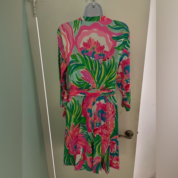 Lovely Lilly Pulitzer Wrap Around Dress - Picture 5 of 6
